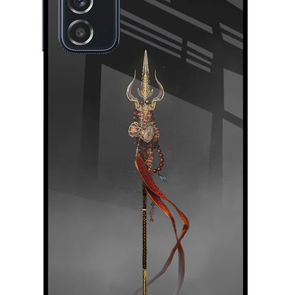 Shiv Trishul Samsung M52 5G Glass Case Back Cover by Casekaro