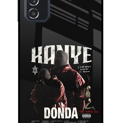Donda Kanye West Samsung M52 5G Glass Case Back Cover by Casekaro