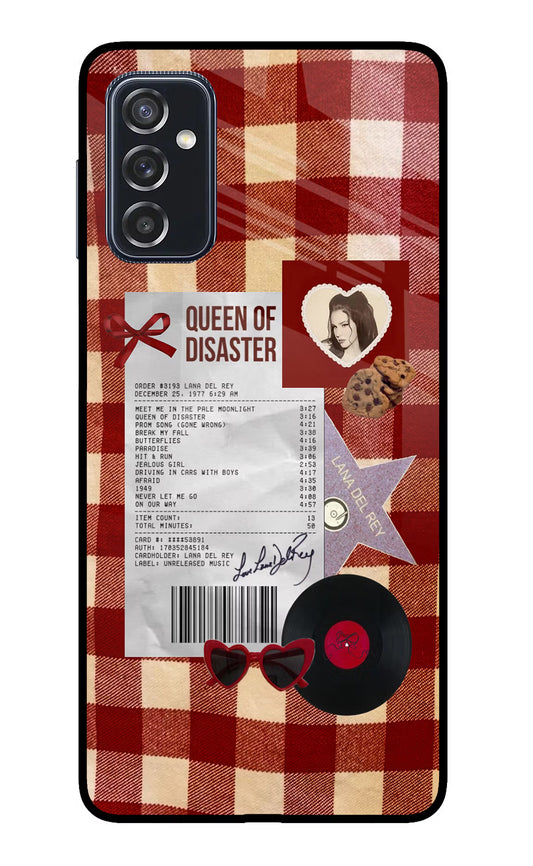Queen of Disaster Samsung M52 5G Glass Case