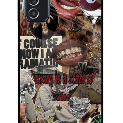 Luxury Samsung M52 5G Glass Case Back Cover by Casekaro