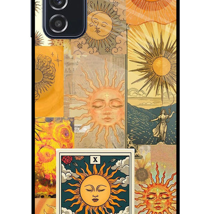 Sun Samsung M52 5G Glass Case Back Cover by Casekaro