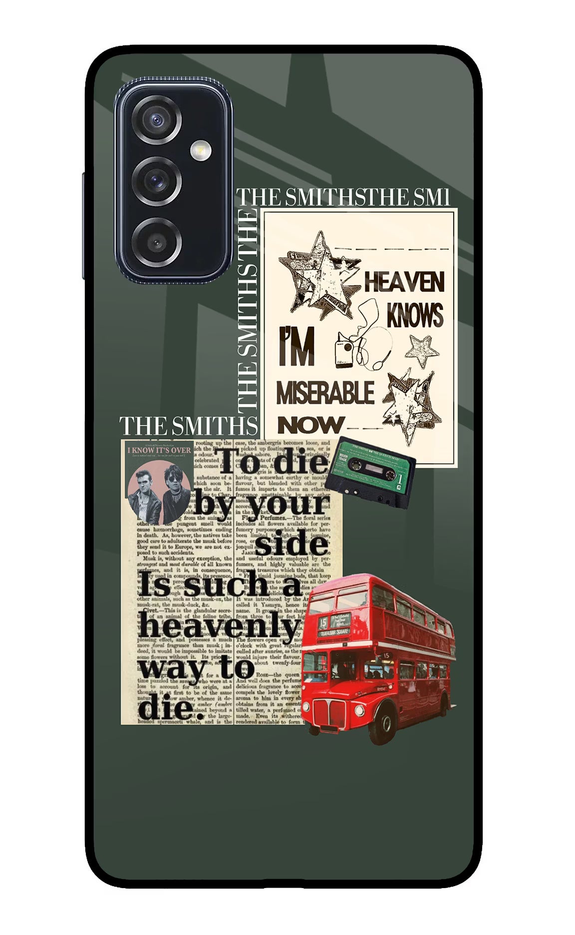 The Smiths Samsung M52 5G Glass Case Back Cover by Casekaro