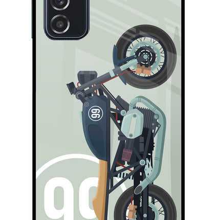 Classic Cafe Racer 99 Samsung M52 5G Glass Case