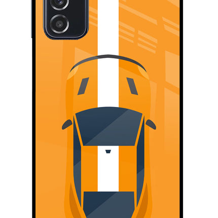 Highway Pursuit Samsung M52 5G Glass Case Back Cover by Casekaro