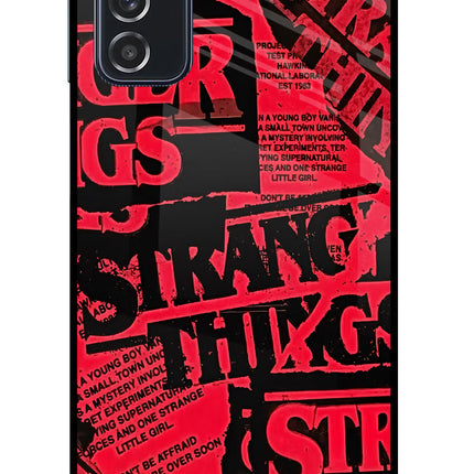 Ordinary Things Samsung M52 5G Glass Case Back Cover by Casekaro