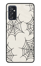 Spider Web Samsung M52 5G Glass Case