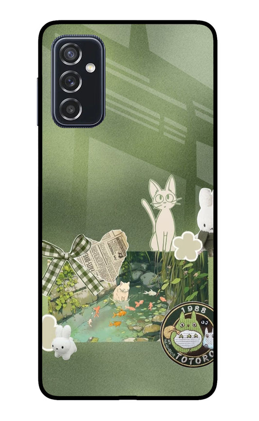Aesthetic anime Samsung M52 5G Glass Case