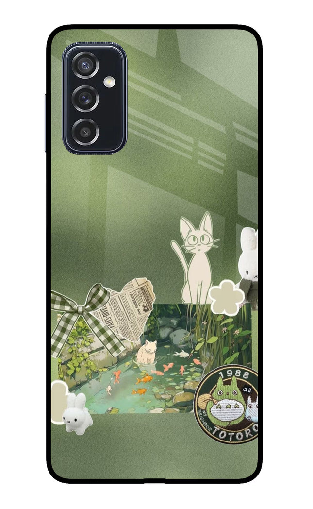 Aesthetic anime Samsung M52 5G Glass Case
