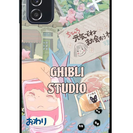 Studio Ghibli Samsung M52 5G Glass Case Back Cover by Casekaro