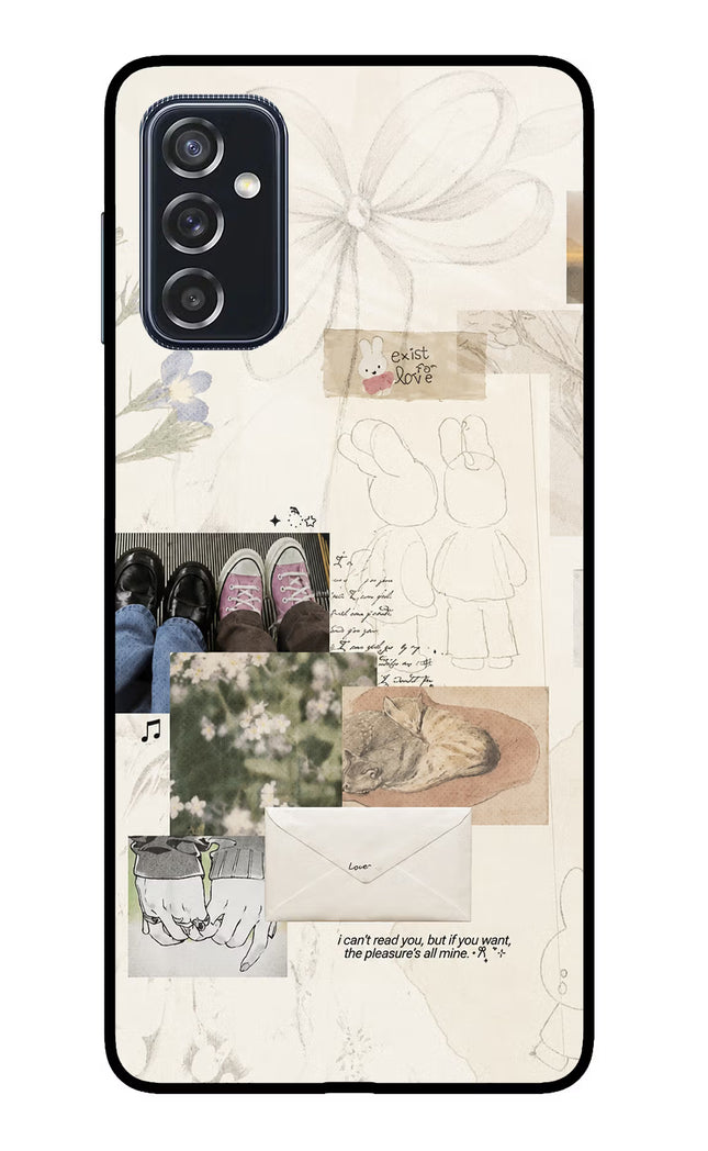 Soft Aesthetic Samsung M52 5G Glass Case
