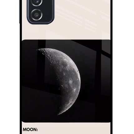 Moon Phase Samsung M52 5G Glass Case Back Cover by Casekaro