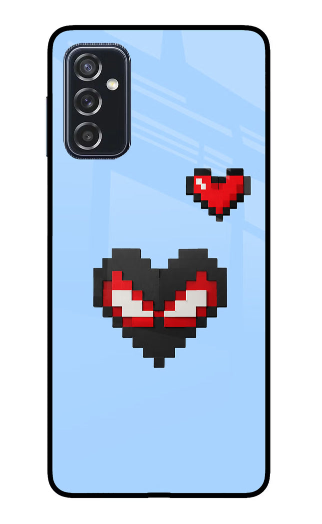 Peter Heart Samsung M52 5G Glass Case