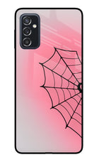 Pink Web Samsung M52 5G Glass Case