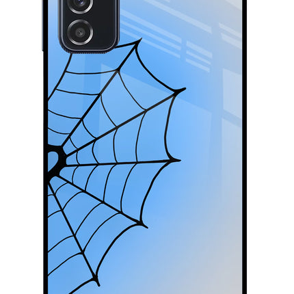 Blue Web Samsung M52 5G Glass Case