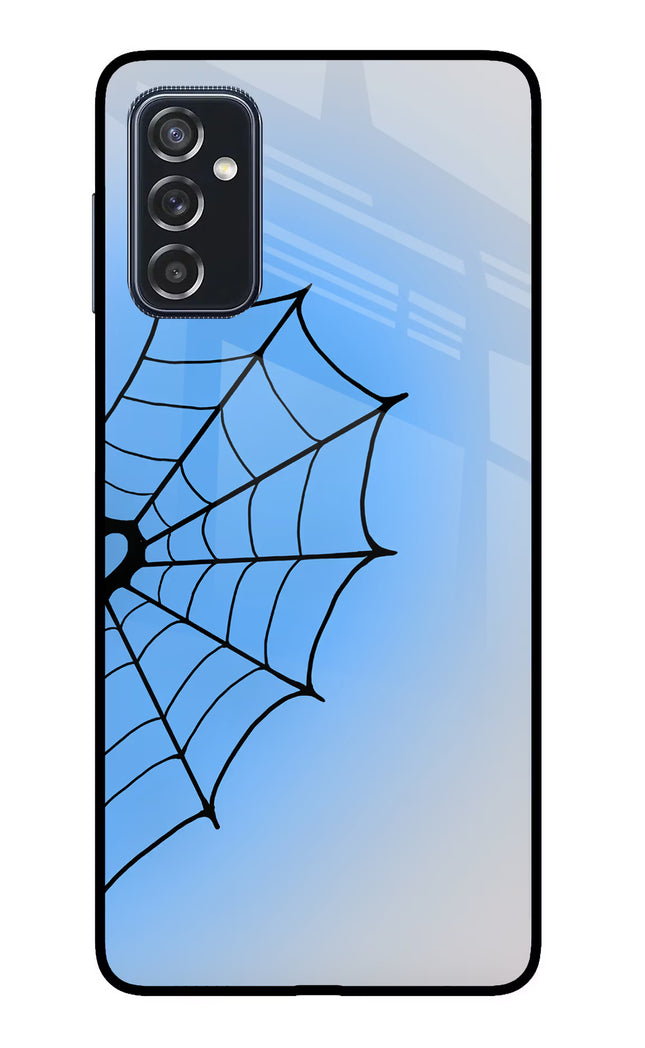 Blue Web Samsung M52 5G Glass Case