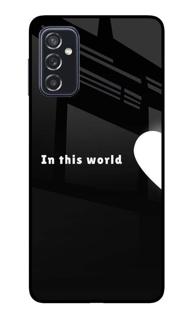 This World Samsung M52 5G Glass Case