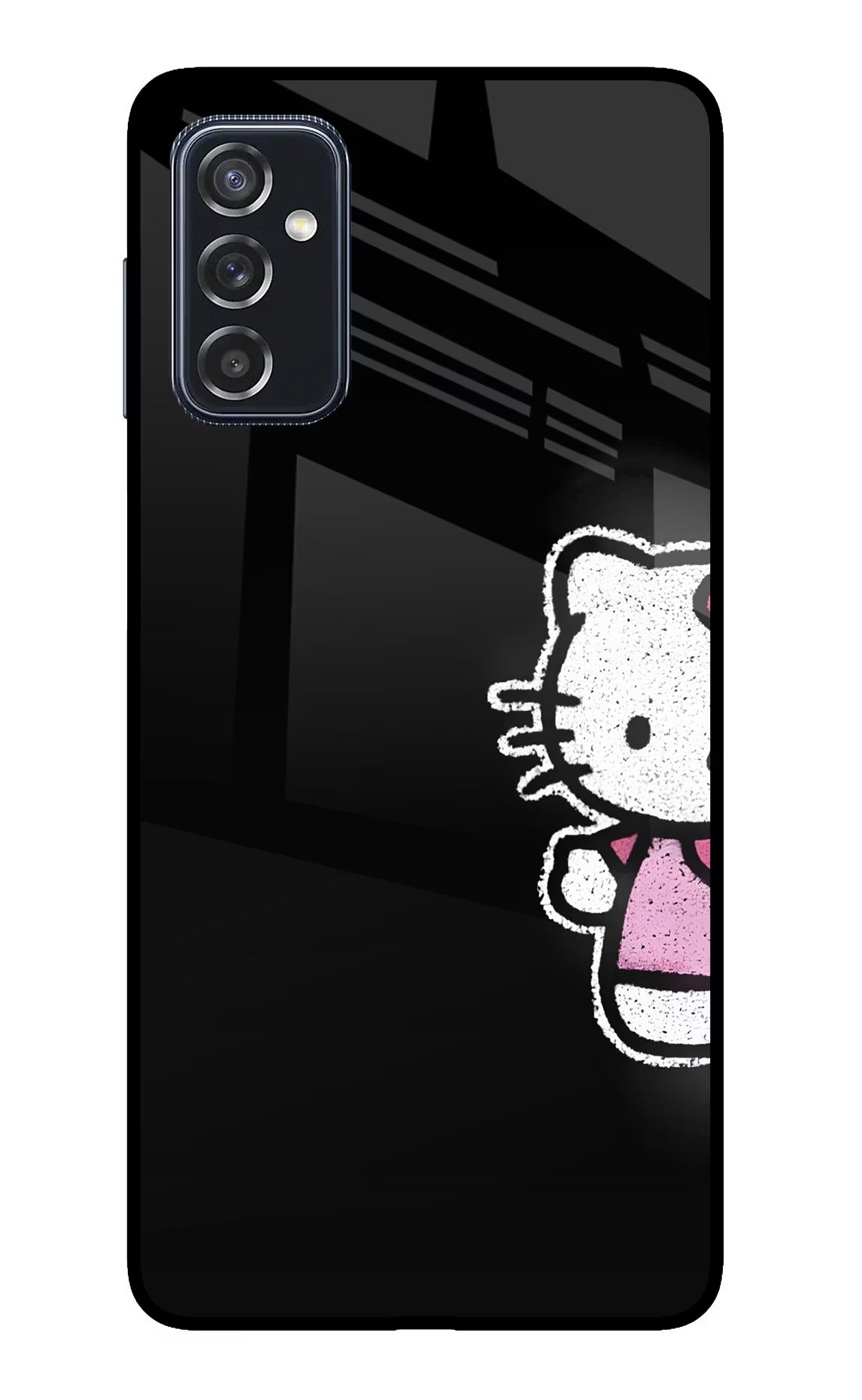 Kitty Charm Samsung M52 5G Glass Case