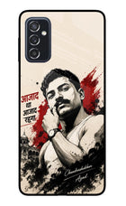 Chandrashekhar Azad Fearless Samsung M52 5G Glass Case