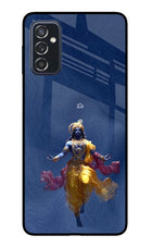 Cosmic Krishna Samsung M52 5G Glass Case