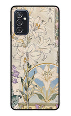White Lily Samsung M52 5G Glass Case