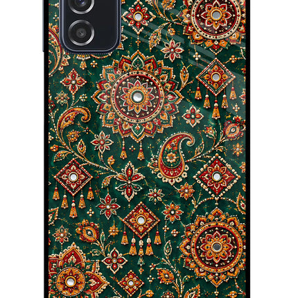 Green Pataka Samsung M52 5G Glass Case