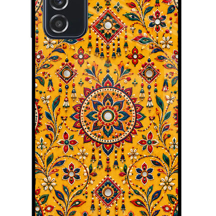 Sunlit Aura Samsung M52 5G Glass Case Back Cover by Casekaro