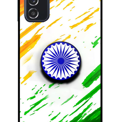 Indian Flag Ashoka Chakra Samsung M52 5G Pop Case by Casekaro
