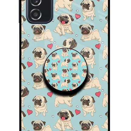 Pug Dog Samsung M52 5G Glass Case
