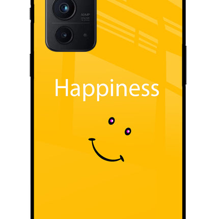 Happiness With Smiley Oneplus 9RT Glass Case