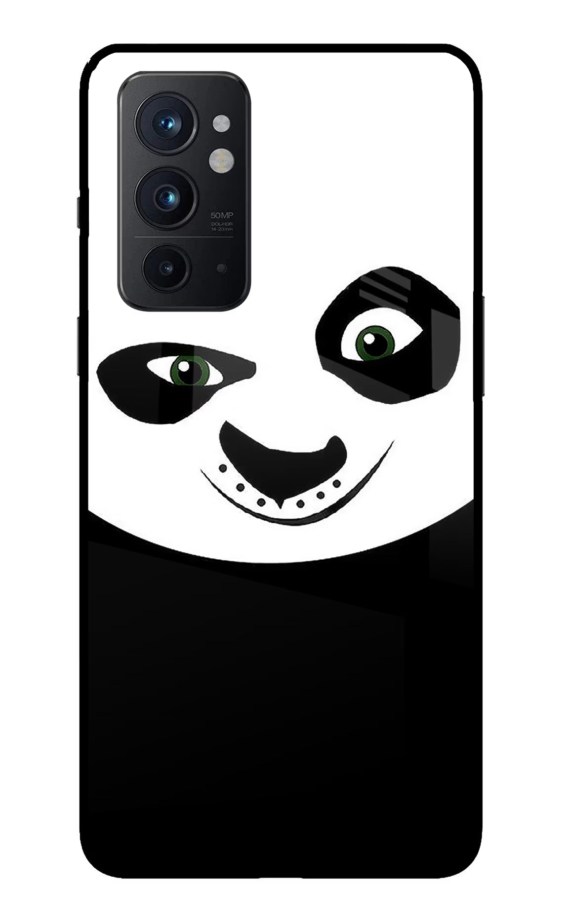 Panda Oneplus 9RT Glass Case Back Cover by Casekaro