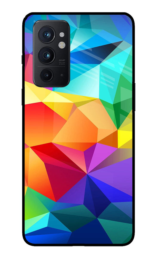 Abstract Pattern Oneplus 9RT Glass Case