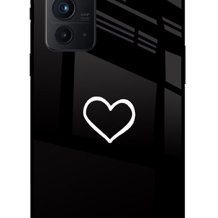 Heart Oneplus 9RT Glass Case