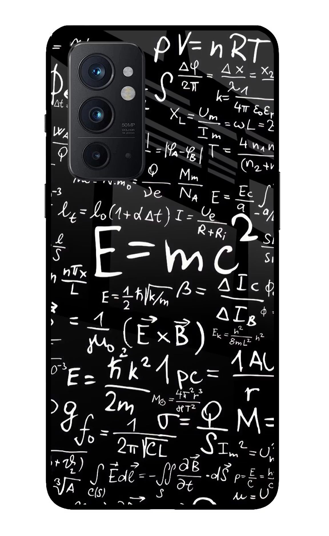 Physics Formula Oneplus 9RT Glass Case