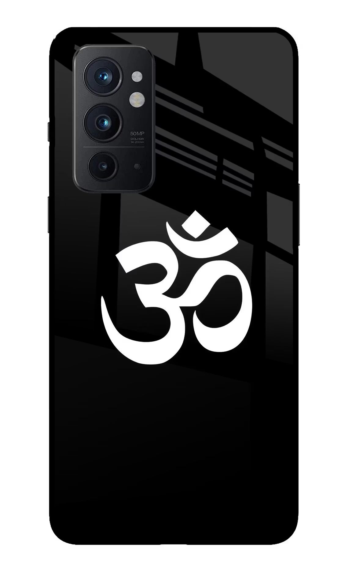 Om Oneplus 9RT Glass Case Back Cover by Casekaro