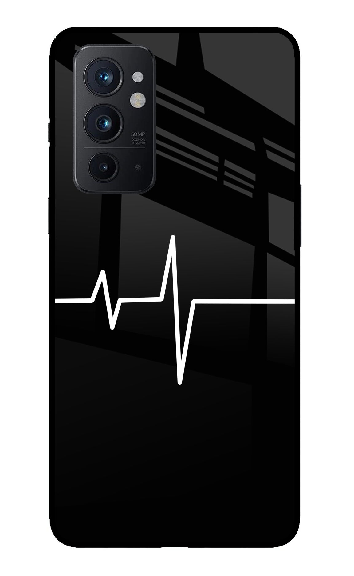 Heart Beats Oneplus 9RT Glass Case