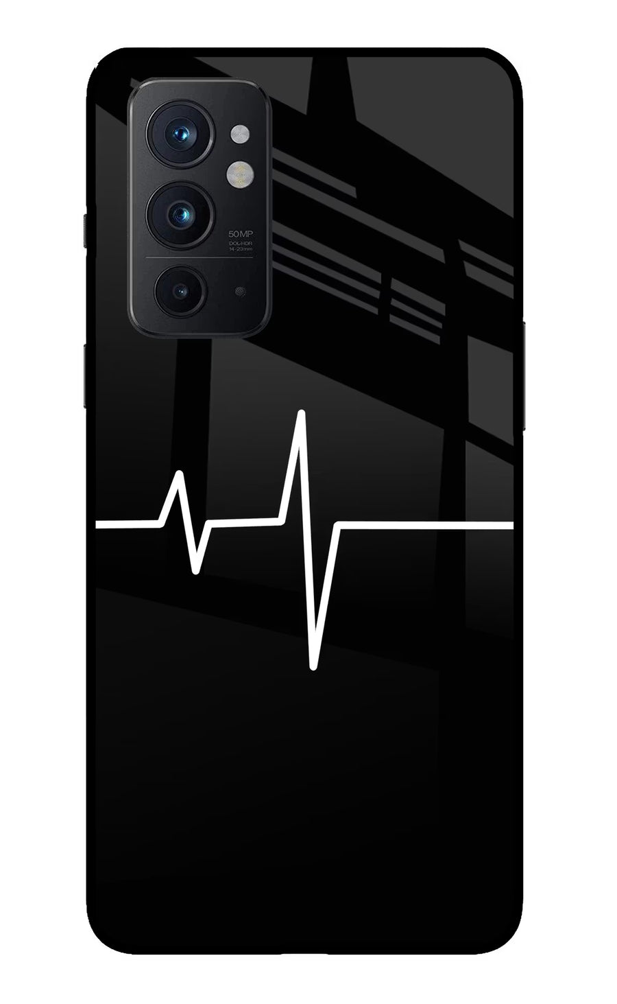 Heart Beats Oneplus 9RT Back Cover, Glass case