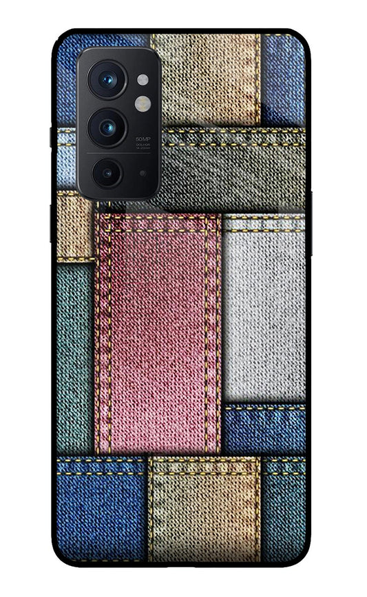 Multicolor Jeans Oneplus 9RT Glass Case