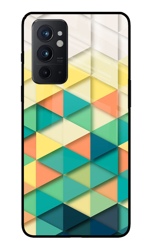 Abstract Oneplus 9RT Glass Case