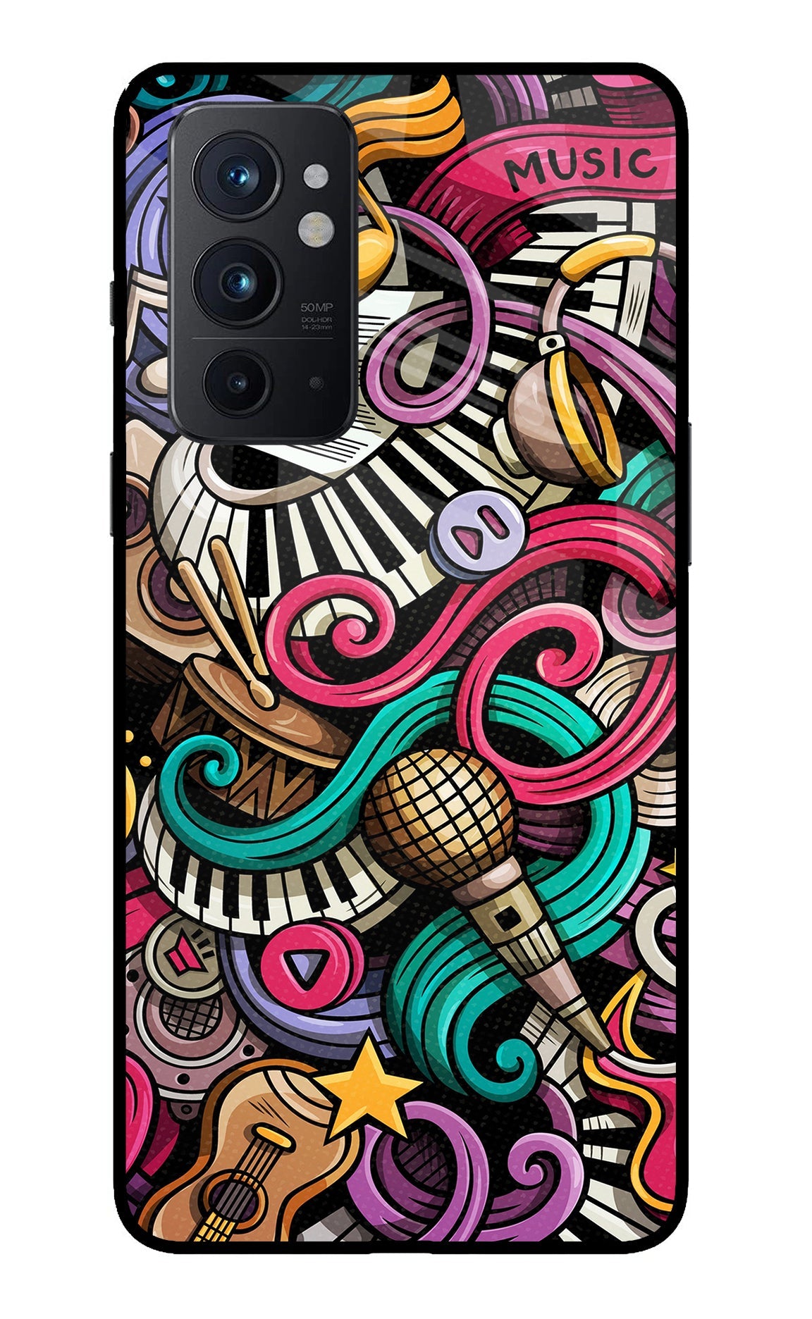 Music Abstract Oneplus 9RT Back Cover