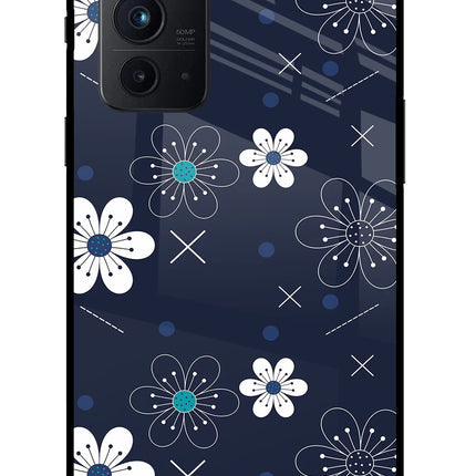 Flowers Oneplus 9RT Glass Case
