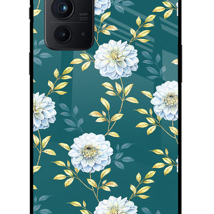 Flowers Oneplus 9RT Glass Case