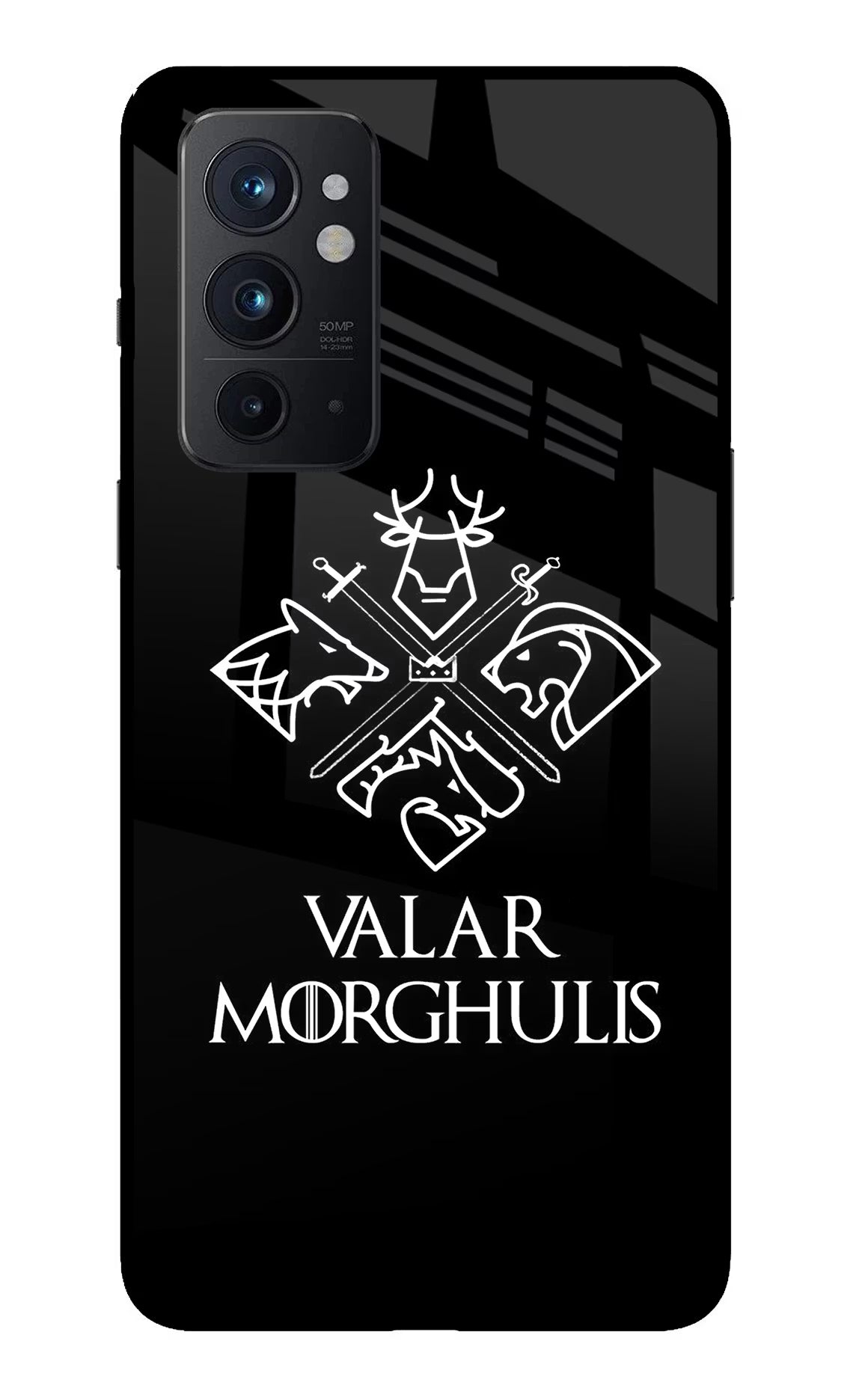 Valar Morghulis | Game Of Thrones Oneplus 9RT Glass Case Back Cover by Casekaro