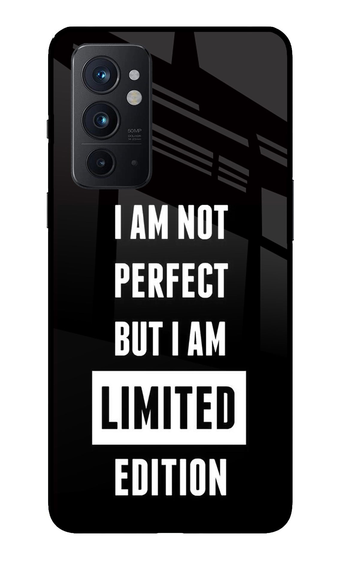 I Am Not Perfect But I Am Limited Edition Oneplus 9RT Glass Case