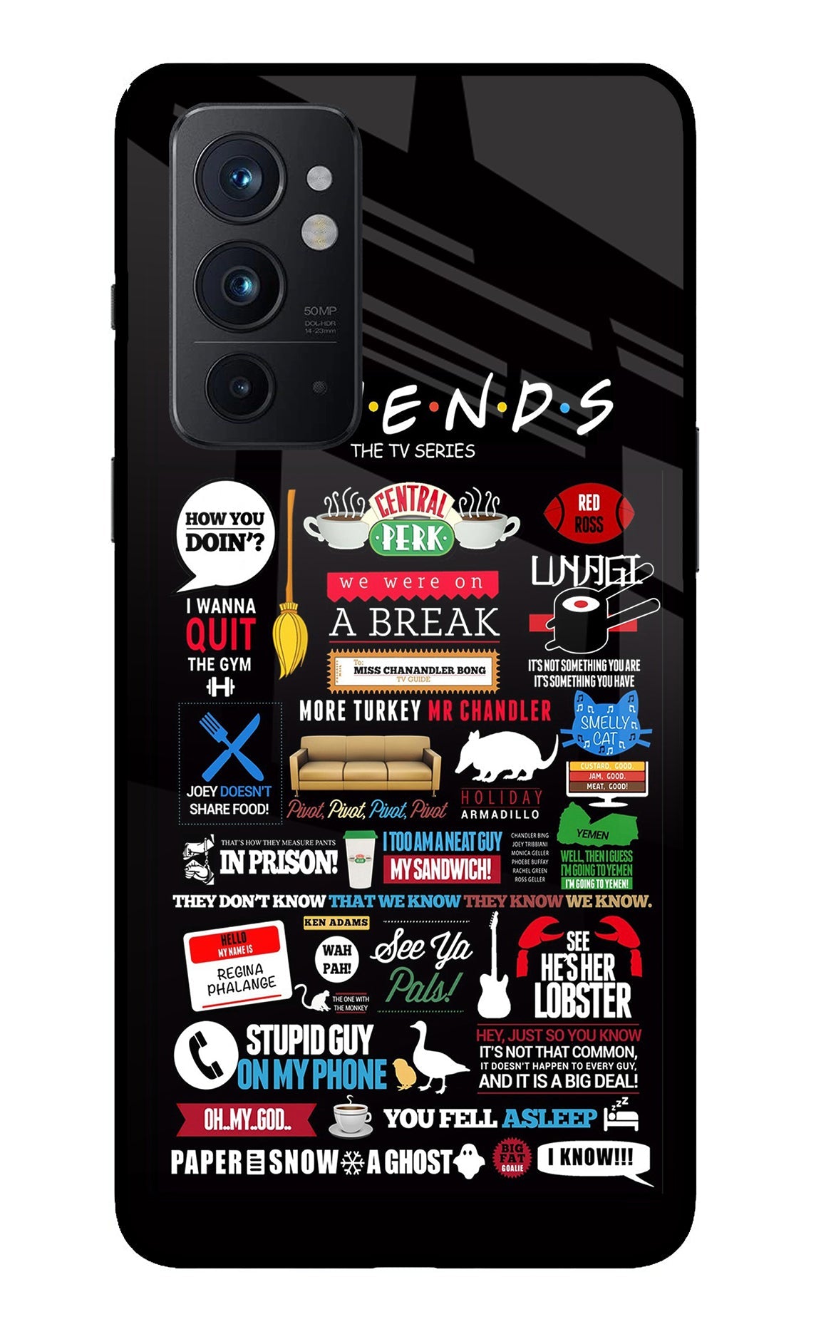 FRIENDS Oneplus 9RT Back Cover