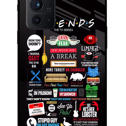 FRIENDS Oneplus 9RT Glass Case