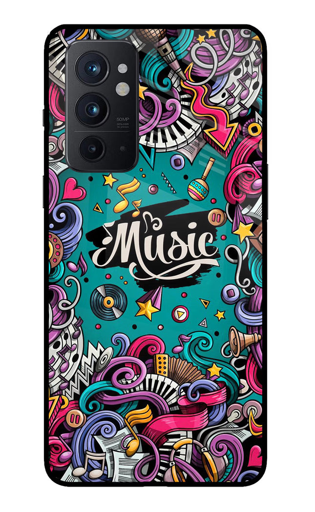 Music Graffiti Oneplus 9RT Glass Case