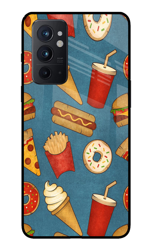 Foodie Oneplus 9RT Glass Case