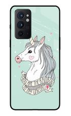 Unicorn Wallpaper Oneplus 9RT Glass Case Back Cover by Casekaro