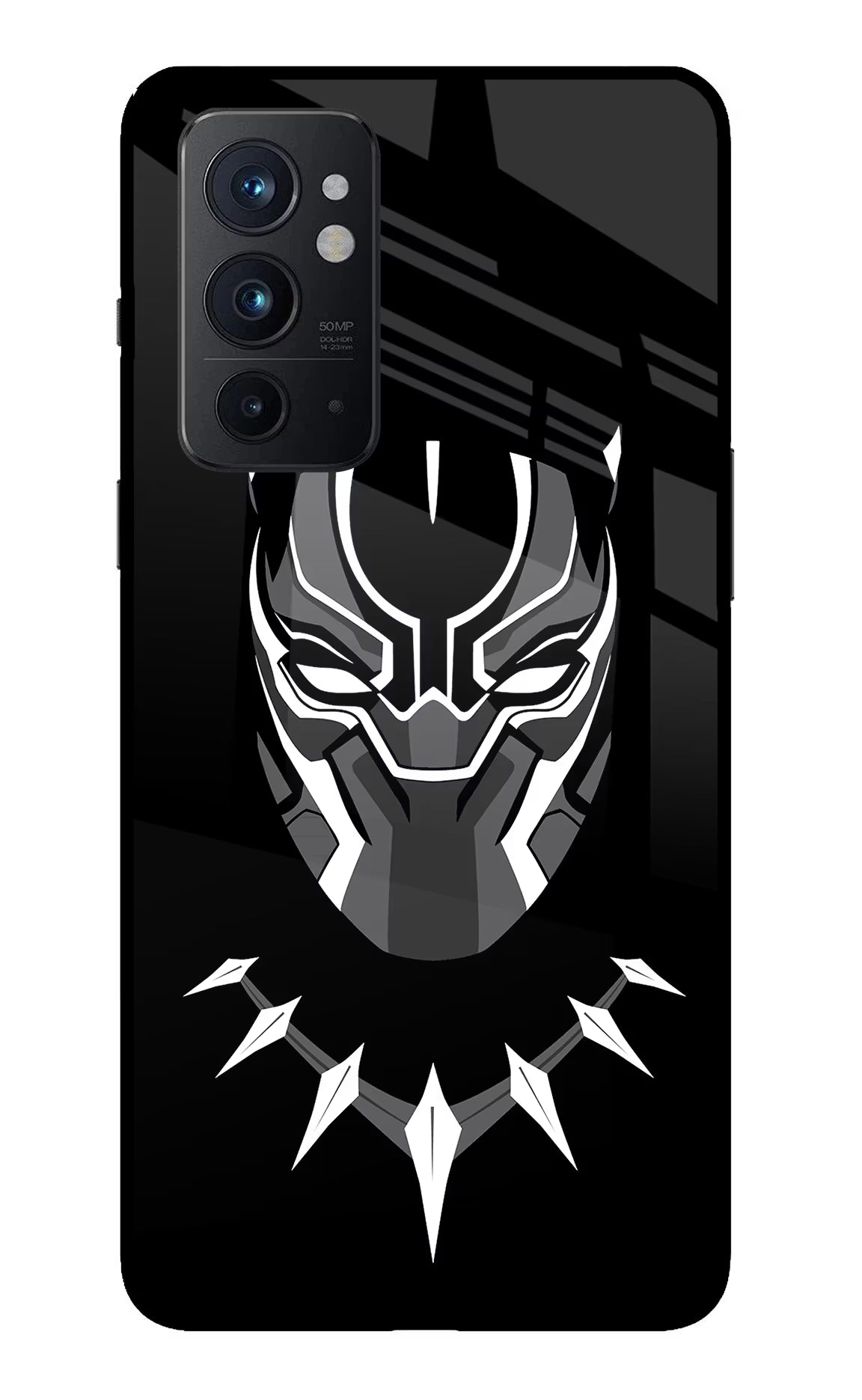 Black Panther Oneplus 9RT Glass Case Back Cover by Casekaro
