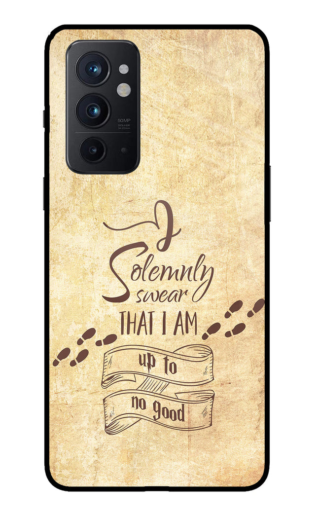 I Solemnly swear that i up to no good Oneplus 9RT Glass Case